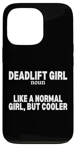 Kreuzheben Mädchen Definition Lustige Frauen Gewichtheben Hülle für iPhone 13 Pro von Gifts For A Weight Lifter Guy