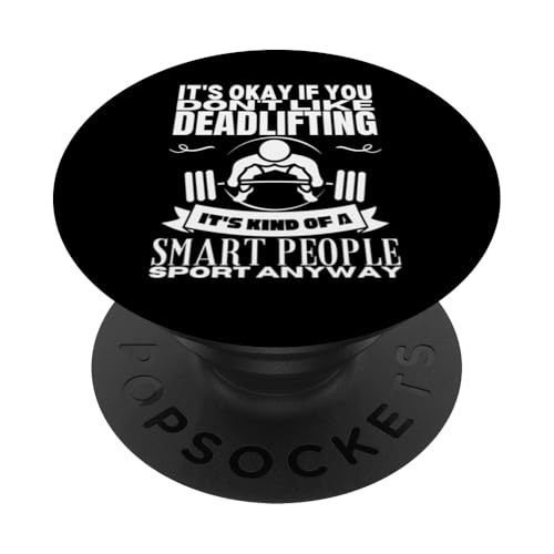 Kreuzheben ist für kluge Leute lustiges Gewichtheben PopSockets Klebender PopGrip Kreuzheben ist für kluge Leute lustiges Gewichtheben PopSockets Klebender PopGrip von Gifts For A Weight Lifter Guy