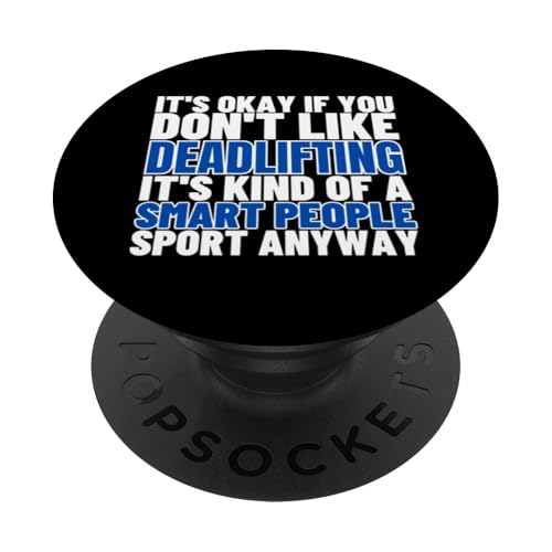 Kreuzheben ist für kluge Leute lustiges Gewichtheben PopSockets Klebender PopGrip Kreuzheben ist für kluge Leute lustiges Gewichtheben PopSockets Klebender PopGrip von Gifts For A Weight Lifter Guy