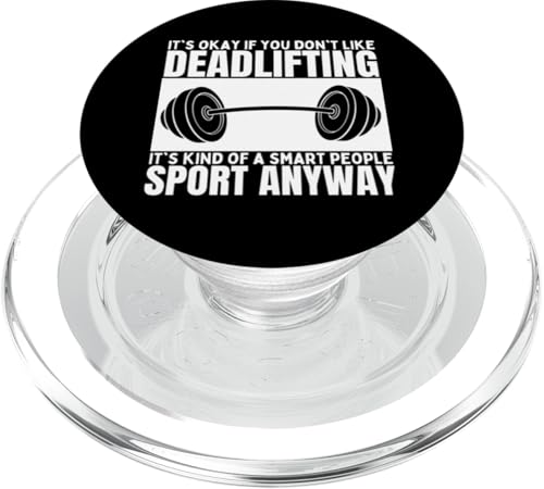 Kreuzheben ist für kluge Leute lustiges Gewichtheben PopSockets PopGrip für MagSafe Kreuzheben ist für kluge Leute lustiges Gewichtheben PopSockets PopGrip für MagSafe von Gifts For A Weight Lifter Guy