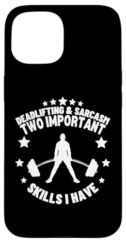 Kreuzheben und Sarkasmus Lustiges Gewichtheben Hülle für iPhone 15 Kreuzheben und Sarkasmus Lustiges Gewichtheben Hülle für iPhone 15 von Gifts For A Weight Lifter Guy