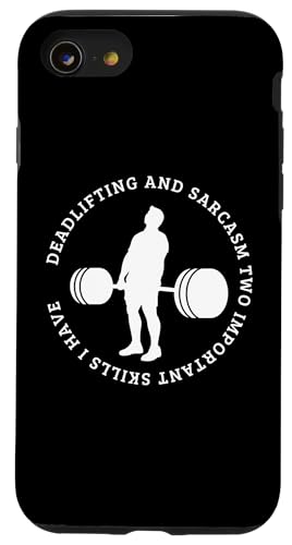Kreuzheben und Sarkasmus Lustiges Gewichtheben Hülle für iPhone SE (2020) / 7 / 8 von Gifts For A Weight Lifter Guy