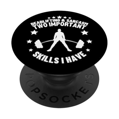 Kreuzheben und Sarkasmus Lustiges Gewichtheben PopSockets Klebender PopGrip Kreuzheben und Sarkasmus Lustiges Gewichtheben PopSockets Klebender PopGrip von Gifts For A Weight Lifter Guy