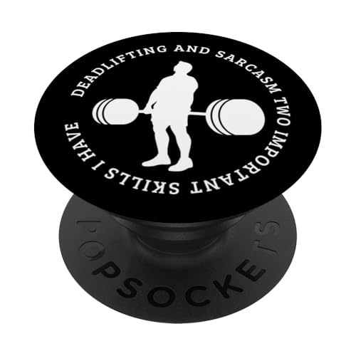 Kreuzheben und Sarkasmus Lustiges Gewichtheben PopSockets Klebender PopGrip Kreuzheben und Sarkasmus Lustiges Gewichtheben PopSockets Klebender PopGrip von Gifts For A Weight Lifter Guy