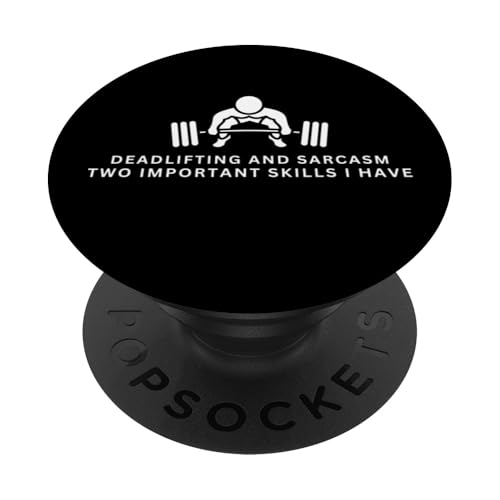 Kreuzheben und Sarkasmus Lustiges Gewichtheben PopSockets Klebender PopGrip Kreuzheben und Sarkasmus Lustiges Gewichtheben PopSockets Klebender PopGrip von Gifts For A Weight Lifter Guy