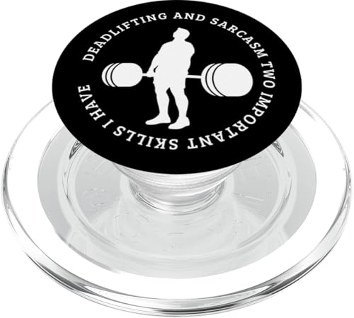 Kreuzheben und Sarkasmus Lustiges Gewichtheben PopSockets PopGrip für MagSafe Kreuzheben und Sarkasmus Lustiges Gewichtheben PopSockets PopGrip für MagSafe von Gifts For A Weight Lifter Guy