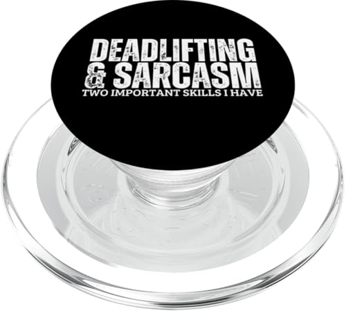 Kreuzheben und Sarkasmus Lustiges Gewichtheben PopSockets PopGrip für MagSafe Kreuzheben und Sarkasmus Lustiges Gewichtheben PopSockets PopGrip für MagSafe von Gifts For A Weight Lifter Guy