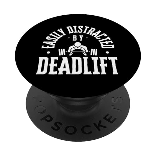Leicht abgelenkt durch Kreuzheben lustiges Gewichtheben PopSockets Klebender PopGrip Leicht abgelenkt durch Kreuzheben lustiges Gewichtheben PopSockets Klebender PopGrip von Gifts For A Weight Lifter Guy