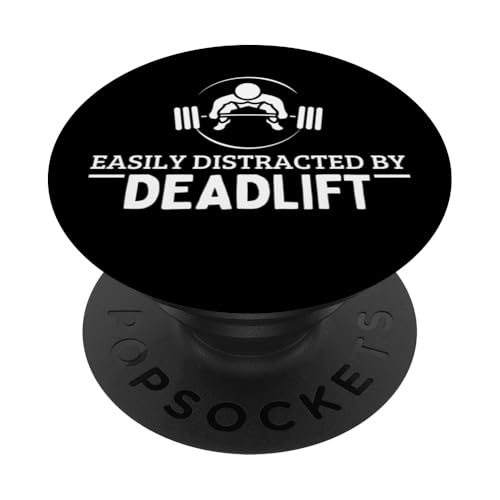 Leicht abgelenkt durch Kreuzheben lustiges Gewichtheben PopSockets Klebender PopGrip Leicht abgelenkt durch Kreuzheben lustiges Gewichtheben PopSockets Klebender PopGrip von Gifts For A Weight Lifter Guy