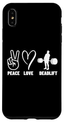 Peace Love Kreuzheben Männer Gewichtheben Hülle für iPhone XS Max Peace Love Kreuzheben Männer Gewichtheben Hülle für iPhone XS Max von Gifts For A Weight Lifter Guy