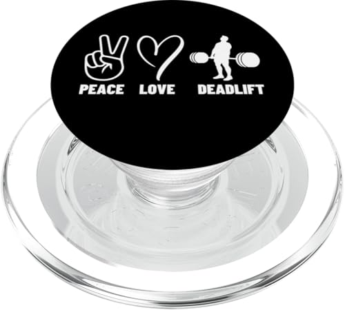 Peace Love Kreuzheben Männer Gewichtheben PopSockets PopGrip für MagSafe Peace Love Kreuzheben Männer Gewichtheben PopSockets PopGrip für MagSafe von Gifts For A Weight Lifter Guy