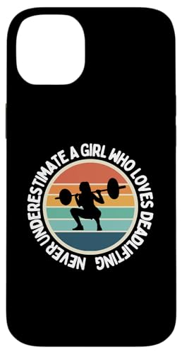 Unterschätzen Sie niemals ein Mädchen, das Kreuzheben liebt Hülle für iPhone 14 Plus Unterschätzen Sie niemals ein Mädchen, das Kreuzheben liebt Hülle für iPhone 14 Plus von Gifts For A Weight Lifter Guy