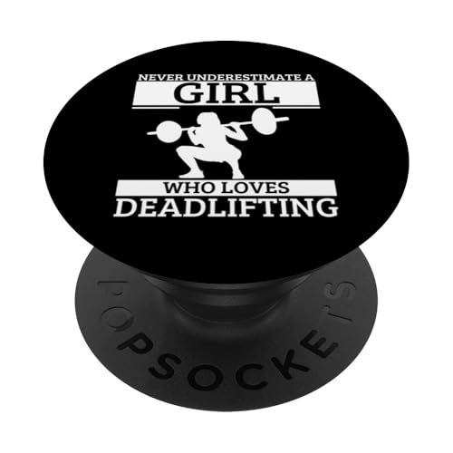 Unterschätzen Sie niemals ein Mädchen, das Kreuzheben liebt PopSockets Klebender PopGrip Unterschätzen Sie niemals ein Mädchen, das Kreuzheben liebt PopSockets Klebender PopGrip von Gifts For A Weight Lifter Guy