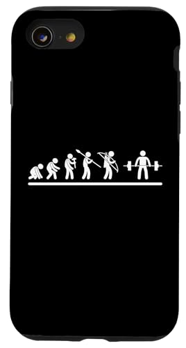 Weightlifting Evolution Lustiges Kreuzheben für Herren und Damen Hülle für iPhone SE (2020) / 7 / 8 von Gifts For A Weight Lifter Guy