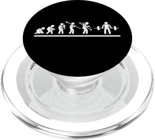 Weightlifting Evolution Lustiges Kreuzheben für Herren und Damen PopSockets PopGrip für MagSafe Weightlifting Evolution Lustiges Kreuzheben für Herren und Damen PopSockets PopGrip für MagSafe von Gifts For A Weight Lifter Guy