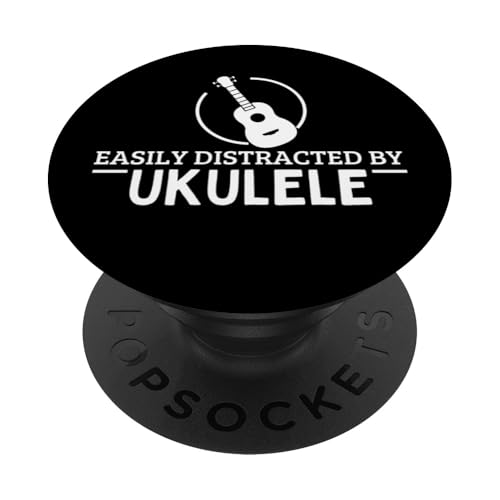 Lässt sich leicht von Ukulele ablenken PopSockets Klebender PopGrip Lässt sich leicht von Ukulele ablenken PopSockets Klebender PopGrip von Gifts For Baritone Ukulele Players