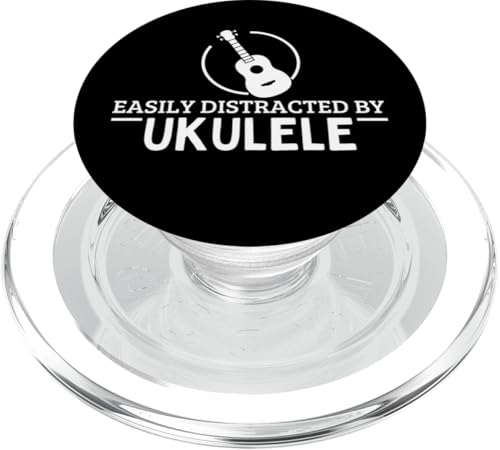 Lässt sich leicht von Ukulele ablenken PopSockets PopGrip für MagSafe von Gifts For Baritone Ukulele Players