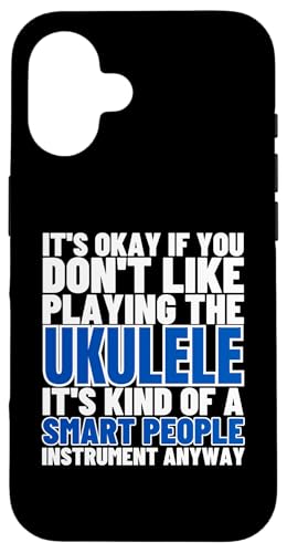 Ukulele ist für kluge Menschen, lustige Ukulelist Hülle für iPhone 16 von Gifts For Baritone Ukulele Players