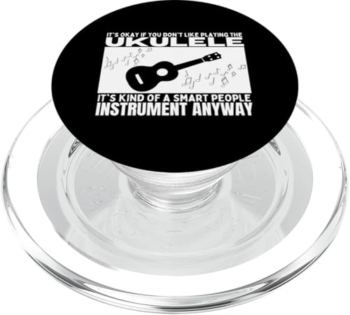Ukulele ist für kluge Menschen, lustige Ukulelist PopSockets PopGrip für MagSafe von Gifts For Baritone Ukulele Players