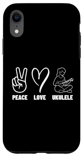 Ukulelist Peace Love Ukulele Stolz Männer Frauen Ukulele Spieler Hülle für iPhone XR Ukulelist Peace Love Ukulele Stolz Männer Frauen Ukulele Spieler Hülle für iPhone XR von Gifts For Baritone Ukulele Players