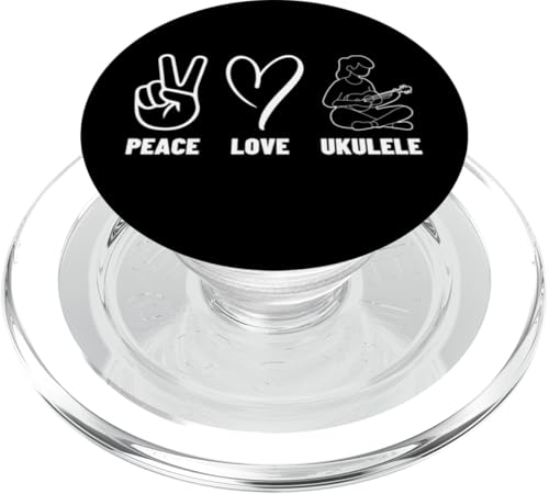 Ukulelist Peace Love Ukulele Stolz Männer Frauen Ukulele Spieler PopSockets PopGrip für MagSafe Ukulelist Peace Love Ukulele Stolz Männer Frauen Ukulele Spieler PopSockets PopGrip für MagSafe von Gifts For Baritone Ukulele Players