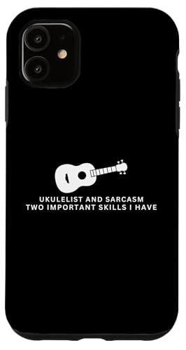 Ukulelist und Sarcasm lustiger Ukulelenspieler Hülle für iPhone 11 Ukulelist und Sarcasm lustiger Ukulelenspieler Hülle für iPhone 11 von Gifts For Baritone Ukulele Players