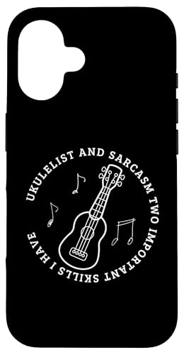 Ukulelist und Sarcasm lustiger Ukulelenspieler Hülle für iPhone 16 Ukulelist und Sarcasm lustiger Ukulelenspieler Hülle für iPhone 16 von Gifts For Baritone Ukulele Players