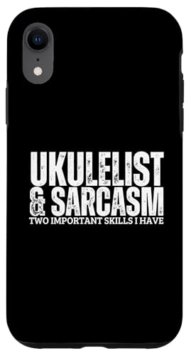 Ukulelist und Sarcasm lustiger Ukulelenspieler Hülle für iPhone XR Ukulelist und Sarcasm lustiger Ukulelenspieler Hülle für iPhone XR von Gifts For Baritone Ukulele Players