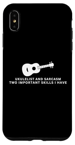 Ukulelist und Sarcasm lustiger Ukulelenspieler Hülle für iPhone XS Max Ukulelist und Sarcasm lustiger Ukulelenspieler Hülle für iPhone XS Max von Gifts For Baritone Ukulele Players
