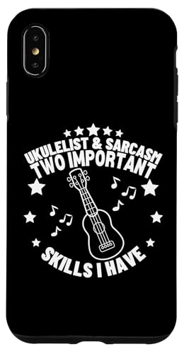 Ukulelist und Sarcasm lustiger Ukulelenspieler Hülle für iPhone XS Max Ukulelist und Sarcasm lustiger Ukulelenspieler Hülle für iPhone XS Max von Gifts For Baritone Ukulele Players