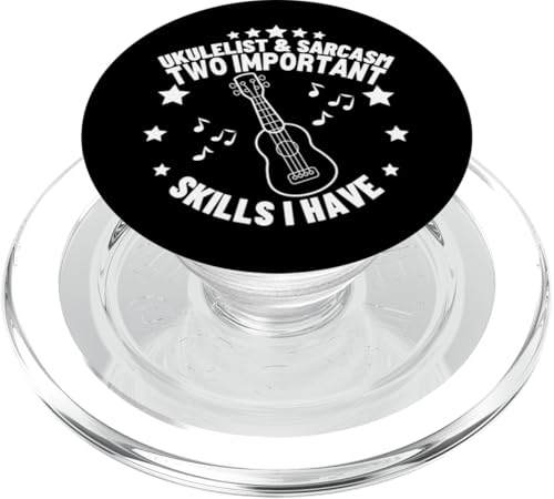 Ukulelist und Sarcasm lustiger Ukulelenspieler PopSockets PopGrip für MagSafe Ukulelist und Sarcasm lustiger Ukulelenspieler PopSockets PopGrip für MagSafe von Gifts For Baritone Ukulele Players