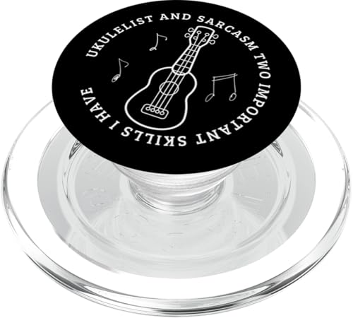 Ukulelist und Sarcasm lustiger Ukulelenspieler PopSockets PopGrip für MagSafe Ukulelist und Sarcasm lustiger Ukulelenspieler PopSockets PopGrip für MagSafe von Gifts For Baritone Ukulele Players
