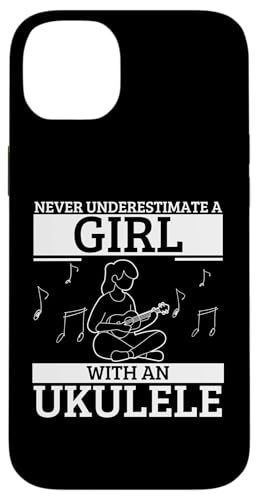 Unterschätze niemals ein Mädchen mit einer Ukulele für Frauen-Ukulelisten Hülle für iPhone 14 Plus Unterschätze niemals ein Mädchen mit einer Ukulele für Frauen-Ukulelisten Hülle für iPhone 14 Plus von Gifts For Baritone Ukulele Players