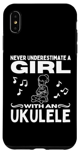 Unterschätze niemals ein Mädchen mit einer Ukulele für Frauen-Ukulelisten Hülle für iPhone XS Max Unterschätze niemals ein Mädchen mit einer Ukulele für Frauen-Ukulelisten Hülle für iPhone XS Max von Gifts For Baritone Ukulele Players