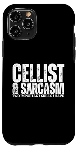 Cellist und Sarkasmus Lustiger Cellospieler Hülle für iPhone 11 Pro von Gifts For Cello Players And Cellists