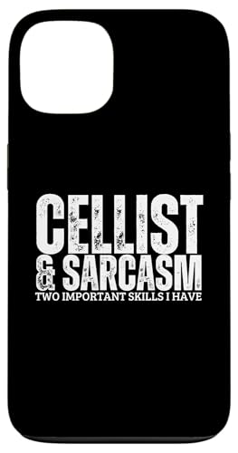 Cellist und Sarkasmus Lustiger Cellospieler Hülle für iPhone 13 von Gifts For Cello Players And Cellists