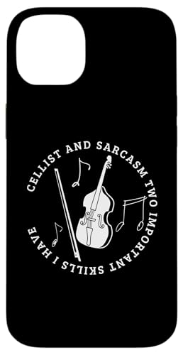 Cellist und Sarkasmus Lustiger Cellospieler Hülle für iPhone 14 Plus von Gifts For Cello Players And Cellists