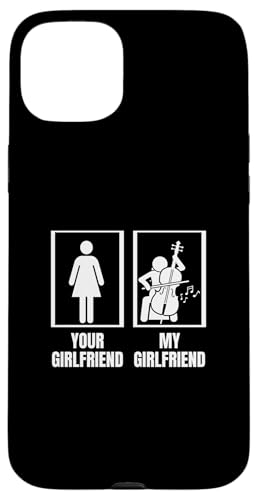 Deine Freundin Meine Freundin Cello-Freund Lustiger Cellist Hülle für iPhone 15 Plus von Gifts For Cello Players And Cellists