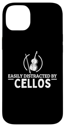 Leicht abgelenkt von Cellos lustiger Cellist Hülle für iPhone 14 Plus von Gifts For Cello Players And Cellists