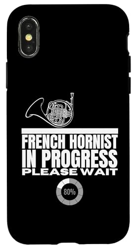 Französischer Hornist in Bearbeitung Loading Funny Waldhorn Hülle für iPhone X/XS Französischer Hornist in Bearbeitung Loading Funny Waldhorn Hülle für iPhone X/XS von Gifts For French Horn Player