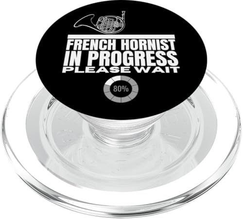Französischer Hornist in Bearbeitung Loading Funny Waldhorn PopSockets PopGrip für MagSafe Französischer Hornist in Bearbeitung Loading Funny Waldhorn PopSockets PopGrip für MagSafe von Gifts For French Horn Player