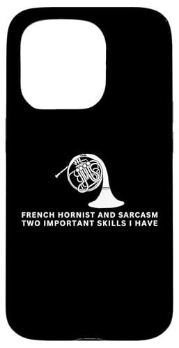 Französischer Hornist und Sarkasmus lustiger Waldhornspieler Hülle für iPhone 15 Pro Französischer Hornist und Sarkasmus lustiger Waldhornspieler Hülle für iPhone 15 Pro von Gifts For French Horn Player