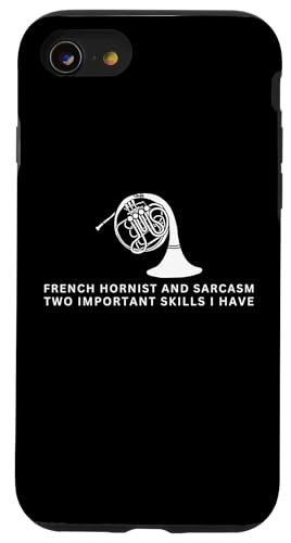 Französischer Hornist und Sarkasmus lustiger Waldhornspieler Hülle für iPhone SE (2020) / 7 / 8 von Gifts For French Horn Player