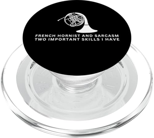Französischer Hornist und Sarkasmus lustiger Waldhornspieler PopSockets PopGrip für MagSafe Französischer Hornist und Sarkasmus lustiger Waldhornspieler PopSockets PopGrip für MagSafe von Gifts For French Horn Player
