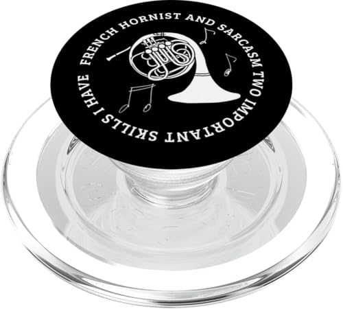 Französischer Hornist und Sarkasmus lustiger Waldhornspieler PopSockets PopGrip für MagSafe Französischer Hornist und Sarkasmus lustiger Waldhornspieler PopSockets PopGrip für MagSafe von Gifts For French Horn Player
