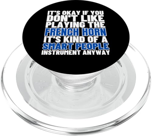 Französisches Horn ist für kluge Leute, lustiger französischer Hornist PopSockets PopGrip für MagSafe Französisches Horn ist für kluge Leute, lustiger französischer Hornist PopSockets PopGrip für MagSafe von Gifts For French Horn Player