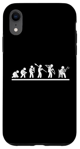French Hornist Evolution Men Lustiger Waldhornspieler Hülle für iPhone XR French Hornist Evolution Men Lustiger Waldhornspieler Hülle für iPhone XR von Gifts For French Horn Player
