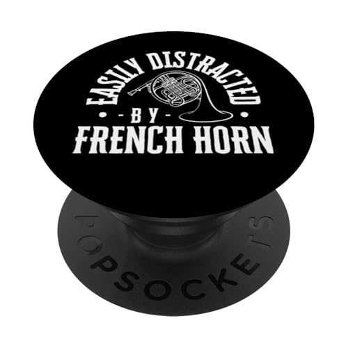 Leicht abgelenkt durch Waldhorn lustiger französischer Hornist PopSockets Klebender PopGrip Leicht abgelenkt durch Waldhorn lustiger französischer Hornist PopSockets Klebender PopGrip von Gifts For French Horn Player