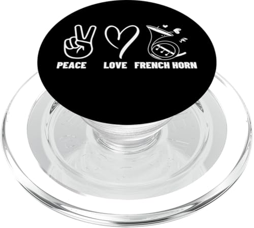 Peace Love Waldhornistin Stolze Waldhornistin PopSockets PopGrip für MagSafe Peace Love Waldhornistin Stolze Waldhornistin PopSockets PopGrip für MagSafe von Gifts For French Horn Player