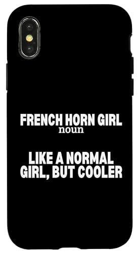 Waldhorn Mädchen Definition Lustige Frauen Französisch Hornist Hülle für iPhone X/XS Waldhorn Mädchen Definition Lustige Frauen Französisch Hornist Hülle für iPhone X/XS von Gifts For French Horn Player